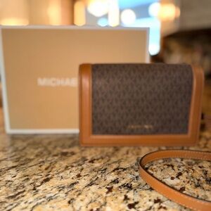 Michael Kors Full Flap Cross Body Bag Like New